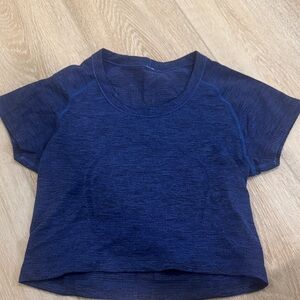 lululemon athletica Navy Blue Short Sleeve Tee